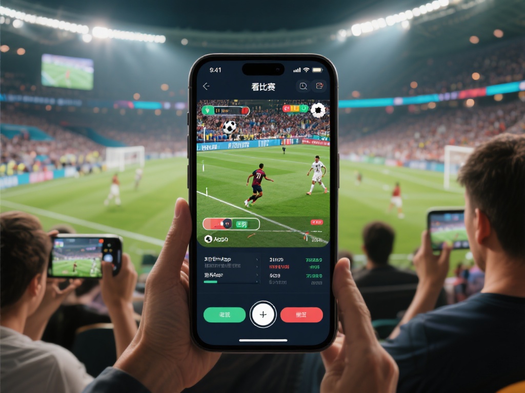 以某次大型足球赛事为例，数百万用户通过一款体育应用